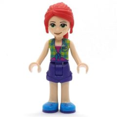 Minifigurka LEGO Mia - Bright Green Top, Medium Lavender Skirt