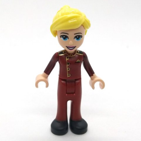 Minifigurka LEGO Stephanie - Dark Red Uniform