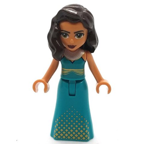 Minifigurka LEGO Amelia - Dark Turquoise Dress