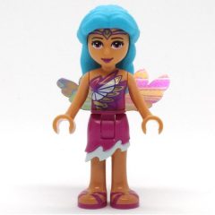 Minifigurka LEGO Claire - Magenta Dress, Cape, Medium Azure Hair