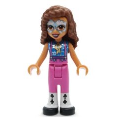 Minifigurka LEGO Olivia - Dark Azure Top, Dark Pink Pants, Face Paint