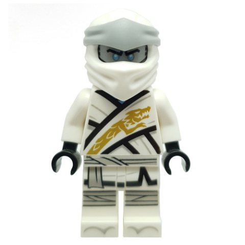 Minifigurka LEGO Zane with Silver Head (Legacy)