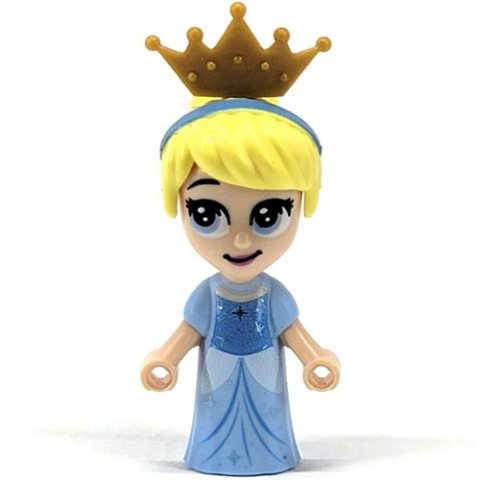 Minifigurka LEGO Cinderella - MicroDoll with Crown