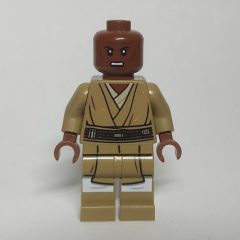 Minifigurka LEGO Mace Windu, Dark Tan Printed Legs, Open Mouth