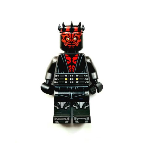 Minifigurka LEGO Darth Maul, Horns, Printed Mechanical Legs, Red Chest