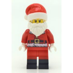 Minifigurka LEGO Santa, Black Boots, Candy Cane on Back