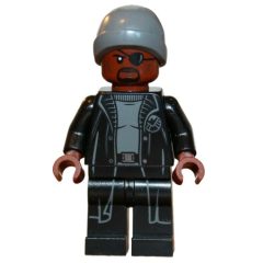 Minifigurka LEGO Nick Fury with Beanie Hat