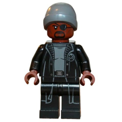 Minifigurka LEGO Nick Fury with Beanie Hat