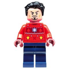 Minifigurka LEGO Tony Stark in Ugly Christmas Sweater