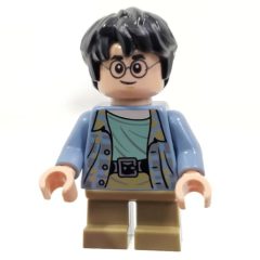 Minifigurka LEGO Harry Potter, Sand Blue Shirt, Short Dark Tan Legs, Scared