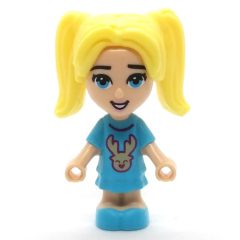 Minifigurka LEGO Stephanie - Microdoll, Medium Azure Dress