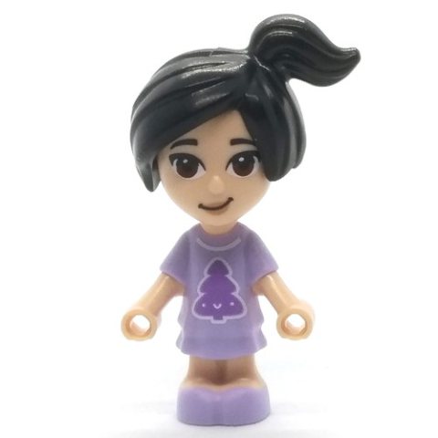 Minifigurka LEGO Emma - Microdoll, Lavender Dress