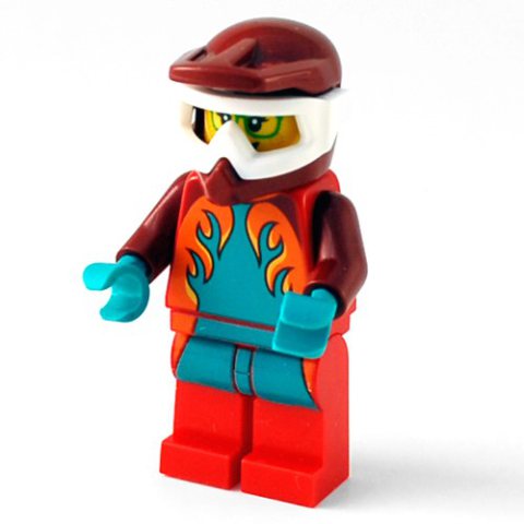 Minifigurka LEGO Freya McCloud, Stunt Rider Outfit