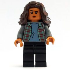 Minifigurka LEGO MJ, Dark Bluish Gray Plaid Shirt