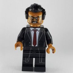 Minifigurka LEGO James Gordon, Black Suit, Black Hair