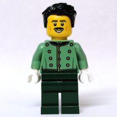 Minifigurka LEGO Piccolo, Sand Green Torso, Dark Green Legs, Male