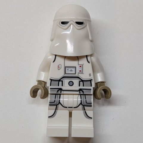 Minifigurka LEGO Snowtrooper, White Hips, Reddish Brown Head