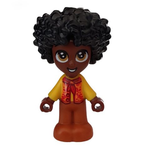 Minifigurka LEGO Antonio - Microdoll (Reddish Brown)