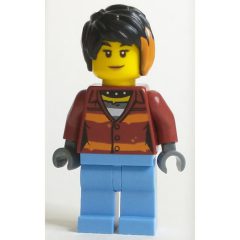 Minifigurka LEGO Criminal, Daisy Kaboom, Medium Blue Legs