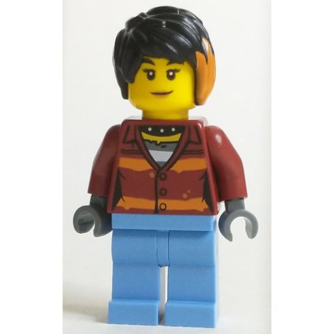 Minifigurka LEGO Criminal, Daisy Kaboom, Medium Blue Legs