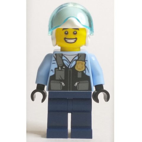 Minifigurka LEGO Allen, Vest, White Helmet