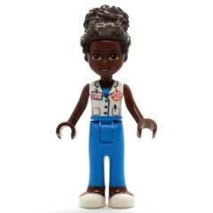 Minifigurka LEGO Nandi - White Coat, Dark Blue Legs