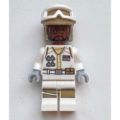 Minifigurka LEGO Rebel Trooper in Hoth Uniform, Dark Tan Hat, Reddish Brown Head