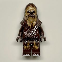 Minifigurka LEGO Chewbacca - Dark Brown Torso with Medium Nougat, Snow Print
