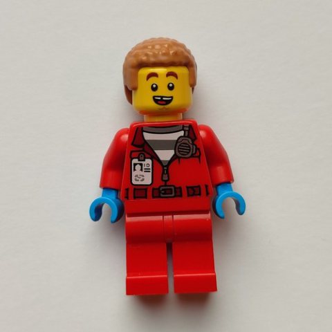 Minifigurka LEGO Hacksaw Hank, Red Prison Uniform