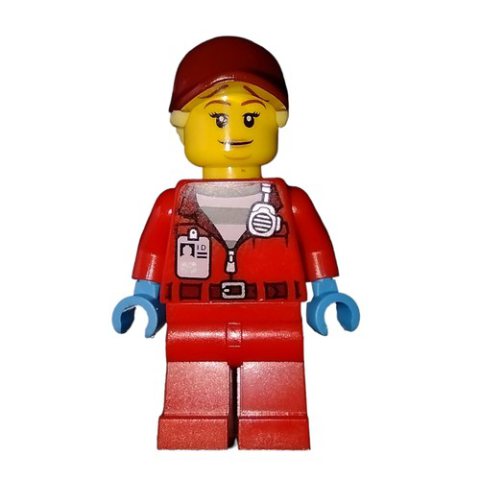 Minifigurka LEGO Criminal, Big Betty, Red Prison Uniform