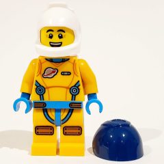 Minifigurka LEGO Astronaut, Male, Bright Light Orange Suit, Dark Blue Visor