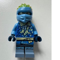 Minifigurka LEGO Jay - Spinjitzu Training, Trans-Neon Green Head