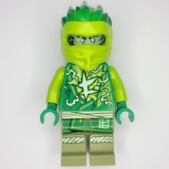Minifigurka LEGO Lloyd - Spinjitzu Training, Trans-Green Head