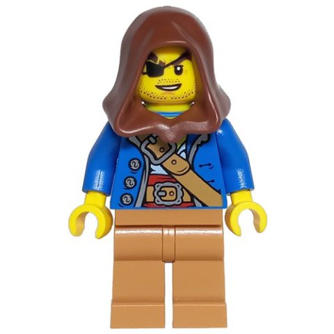 Minifigurka LEGO Castle in the Forest Pirate