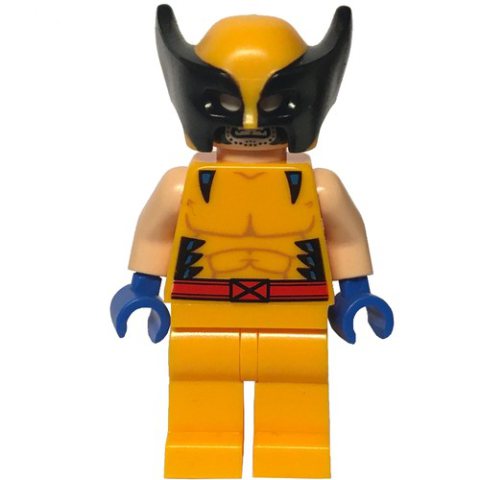Minifigurka LEGO Wolverine, Mask, Blue Hands