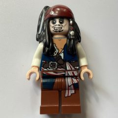 Minifigurka LEGO Captain Jack Sparrow with Skeleton Face - 3626c Head