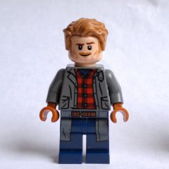 Minifigurka LEGO Owen Grady, Dark Bluish Gray Jacket Shirt