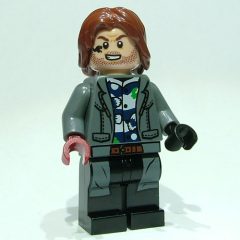 Minifigurka LEGO Rainn DeLaCourt - Dark Bluish Gray Jacket, White Shirt