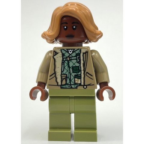 Minifigurka LEGO Kayla Watts, Medium Nougat Hair