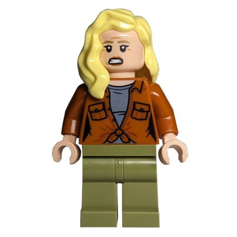 Minifigurka LEGO Ellie Sattler, Dark Orange Jacket