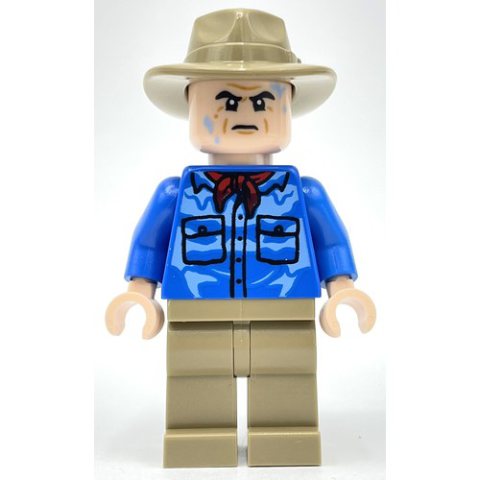 Minifigurka LEGO Alan Grant, Wet