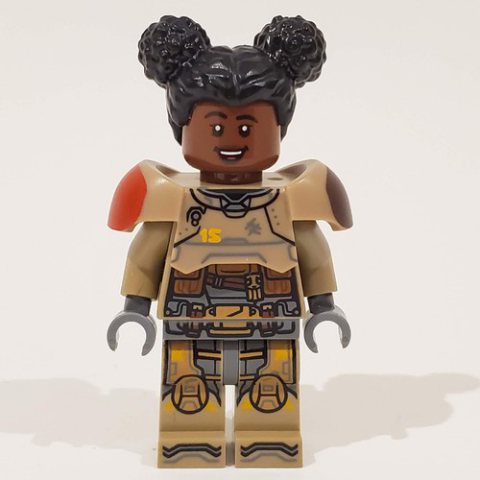 Minifigurka LEGO Izzy Hawthorne - Dark Tan Suit, Hair