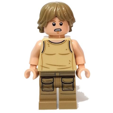 Minifigurka LEGO Luke Skywalker, Dagobah Outfit, Tan Tank Top
