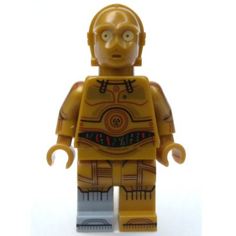 Minifigurka LEGO C-3PO - Dual Molded Leg