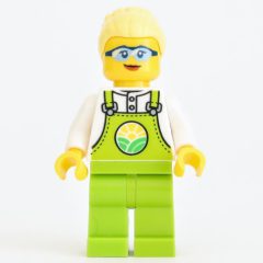Minifigurka LEGO Peach, Lime Overalls