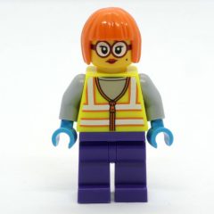 Minifigurka LEGO Shirley Keeper, Vibrant Yellow Safety Vest