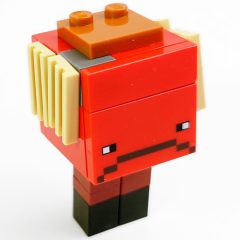 Minifigurka LEGO Strider, Black Jumper Plates, Red 1x3 Plate