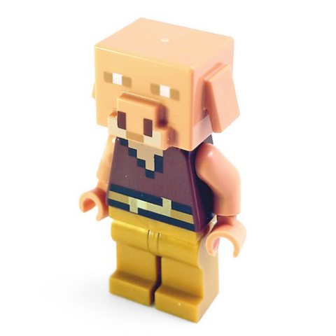 Minifigurka LEGO Piglin, Pearl Gold Legs