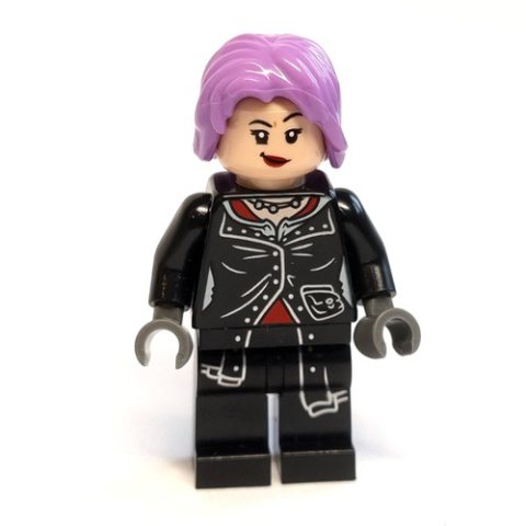 Minifigurka LEGO Nymphadora Tonks, Medium Lavender Hair, Closed Jacket
