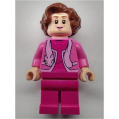 Minifigurka LEGO Professor Dolores Umbridge, Magenta Dress, Plain Legs